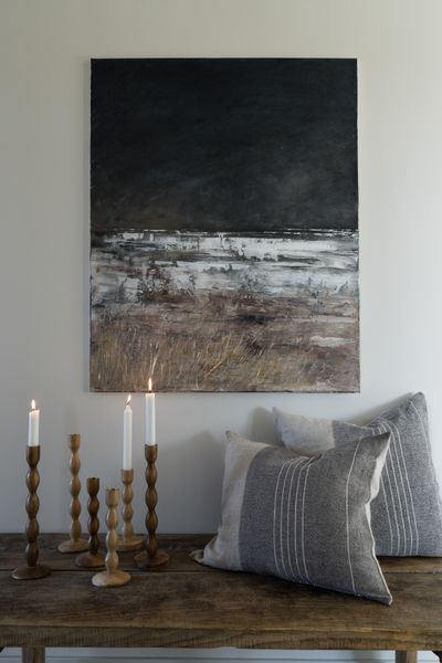 Hovedbilde Putetrekk Grå/Natur 40X60