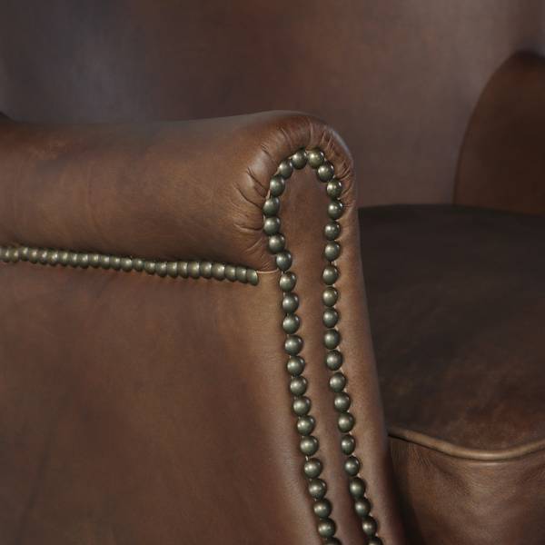 Hovedbilde Sebago lenestol skinn (mocha brown)