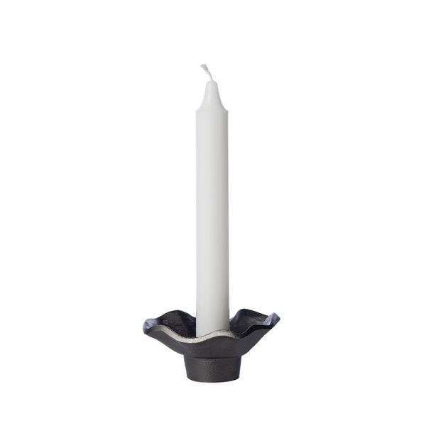 Hovedbilde Lysestake bølget Ø9 cm 